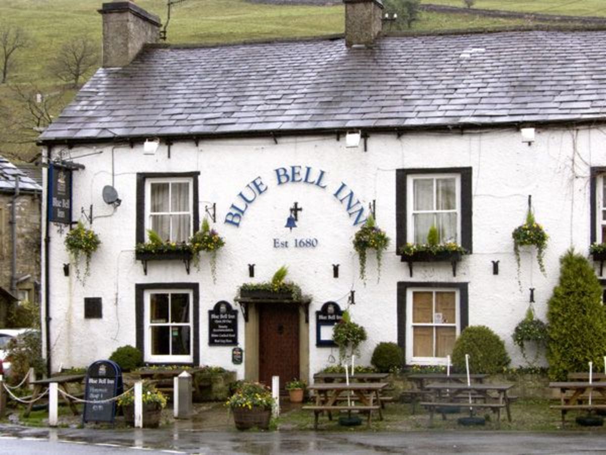 Blue Bell Inn, Kettlewell, one of four hostelries in the village that caters for visitors. Spend a day or two here before moving on