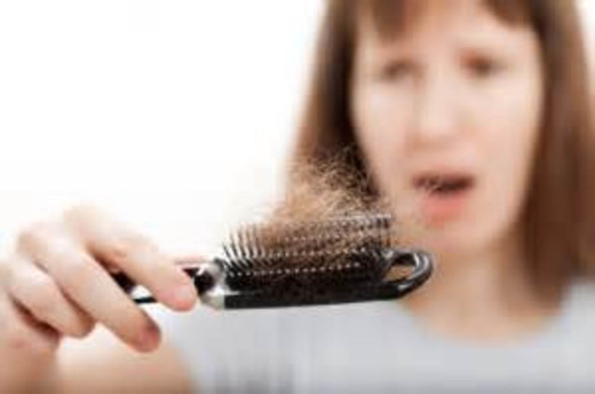 First signs of hair loss