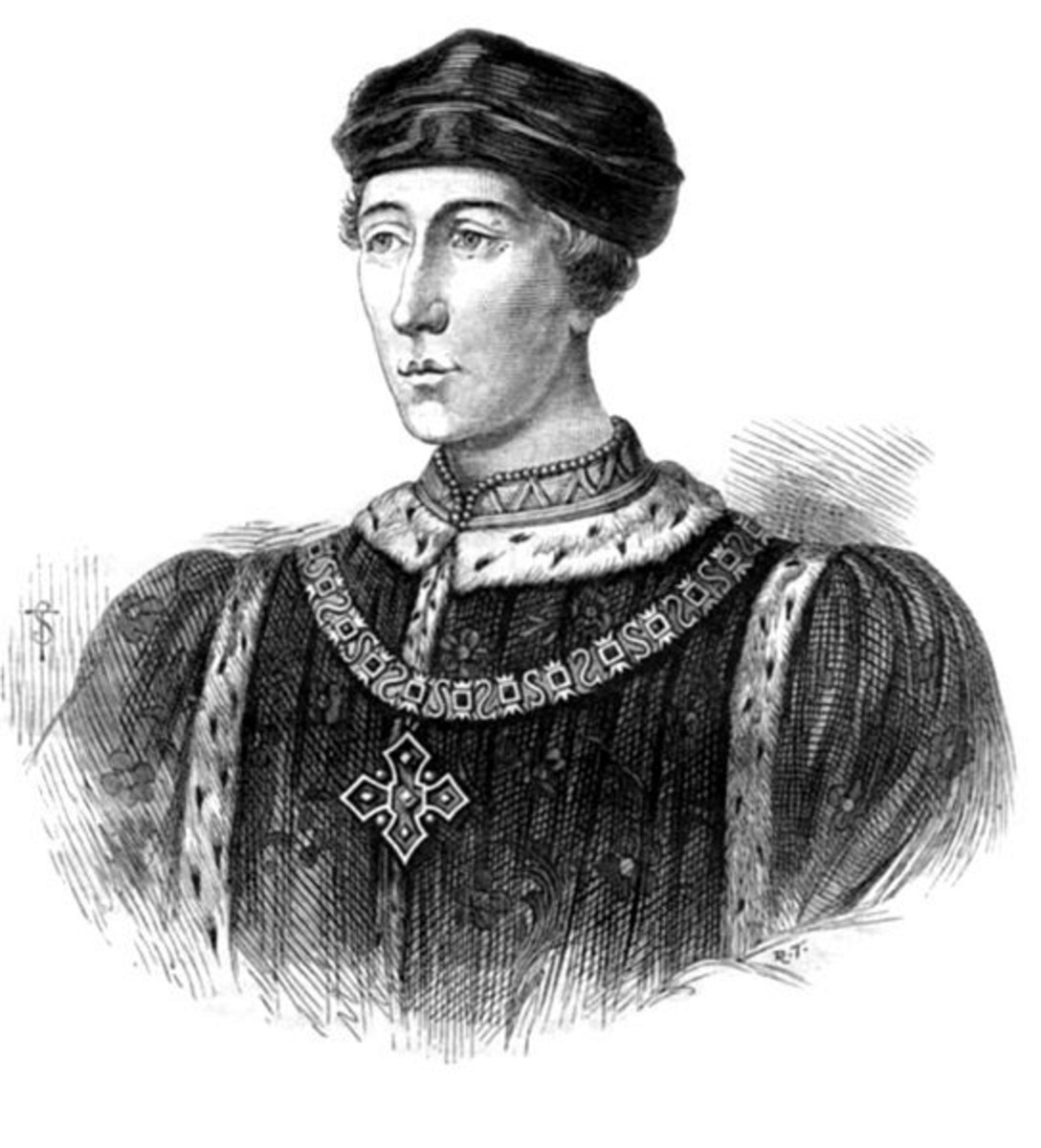 Henry VI, illustration from Cassells History of England, Century Edition published circa 1902 - Public Domain