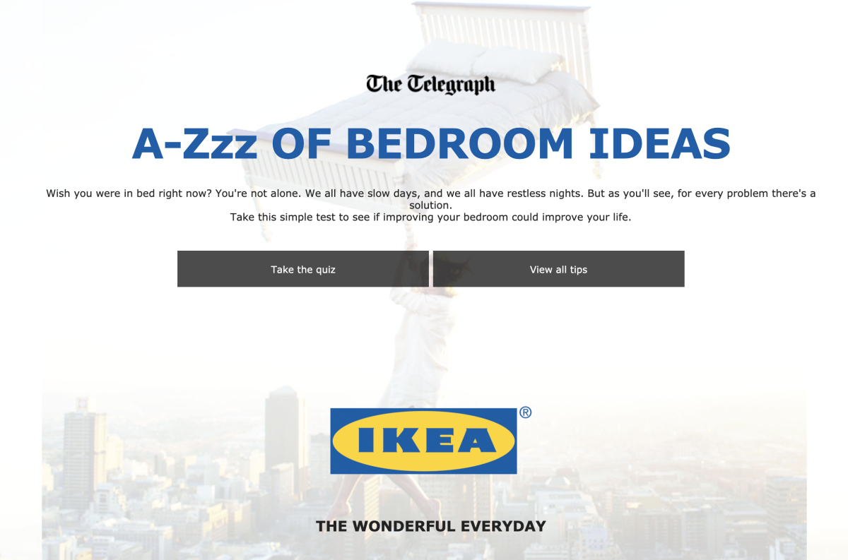 Ikea and The Telegraph