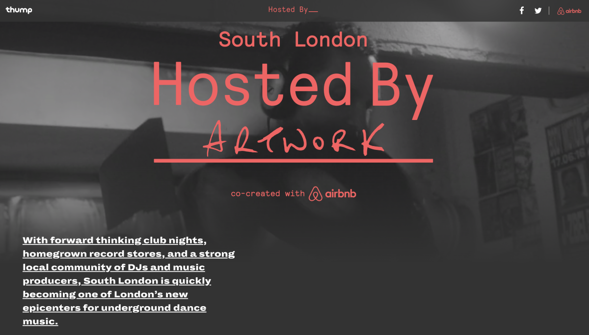 South London Hosted by Artwork co-created with AirBnB