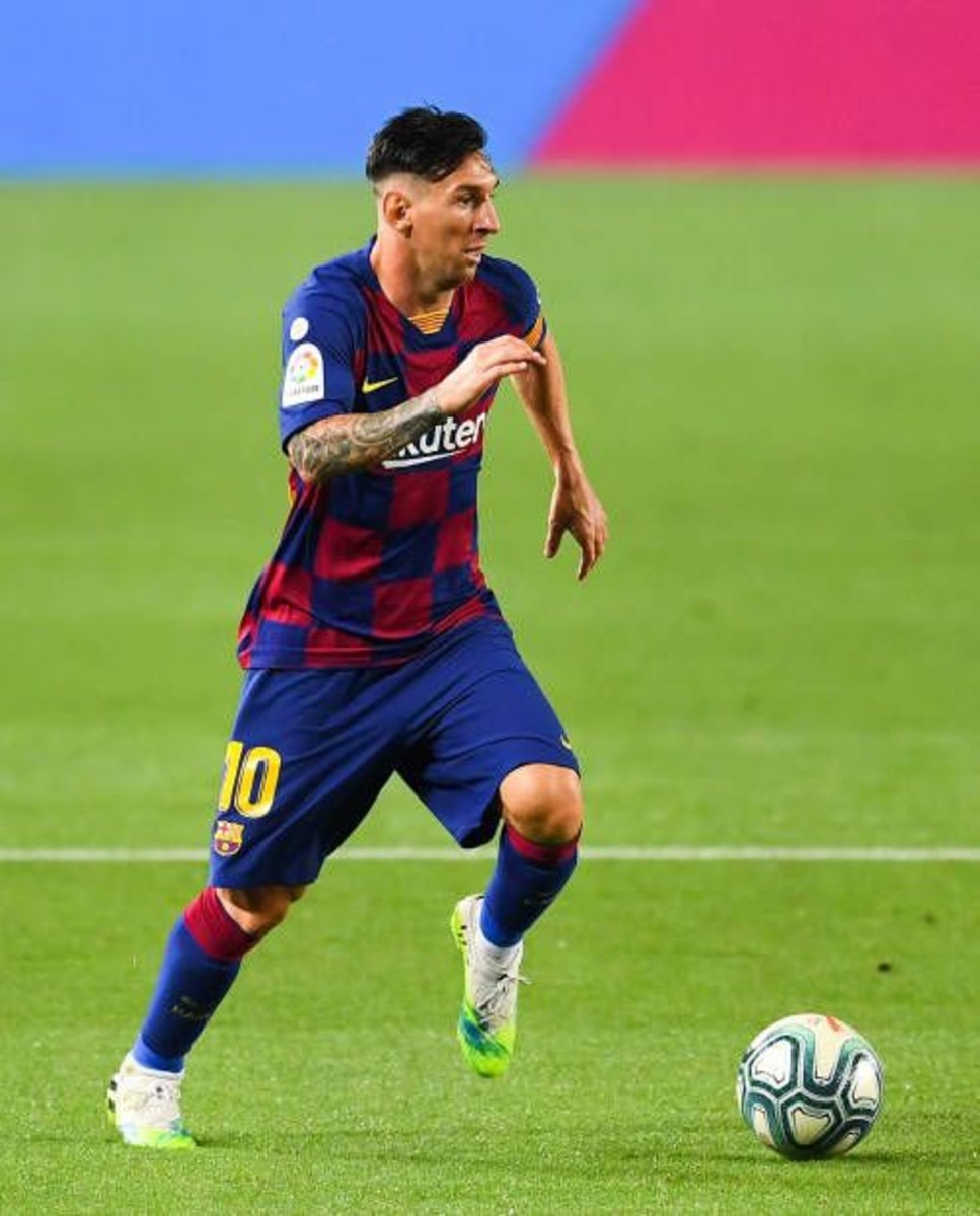 Lionel Messi during a Laliga Match