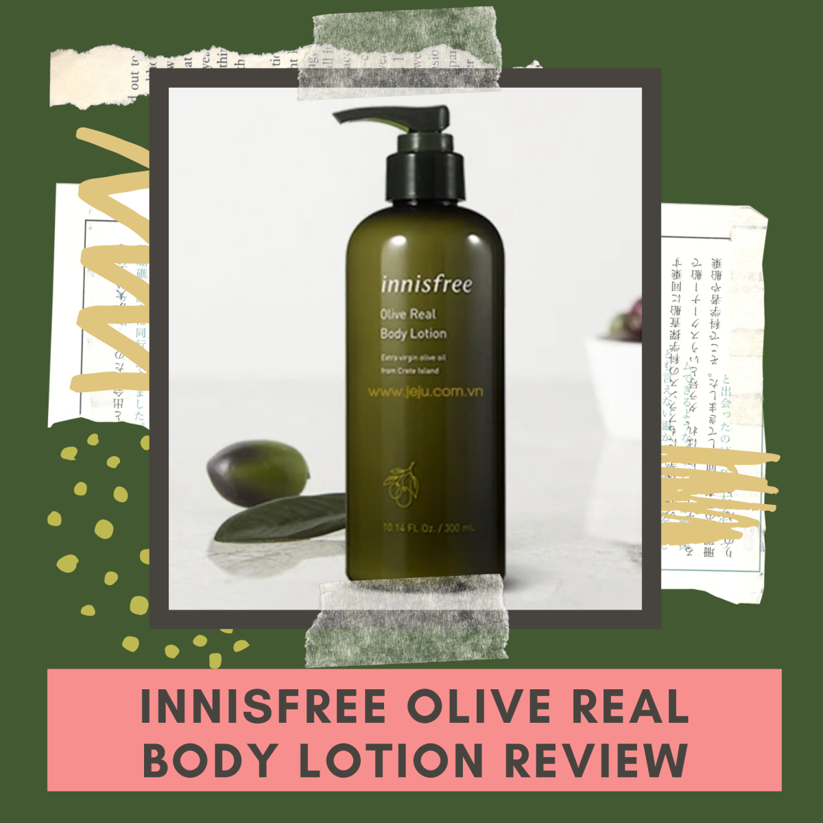 Innisfree Olive Real Body Lotion Review