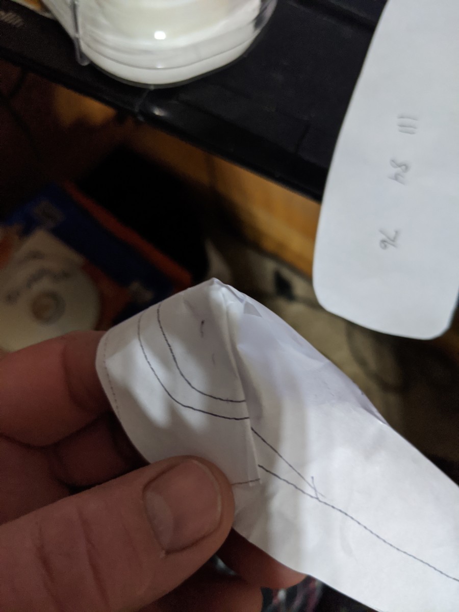 tape the folded spot over the pen