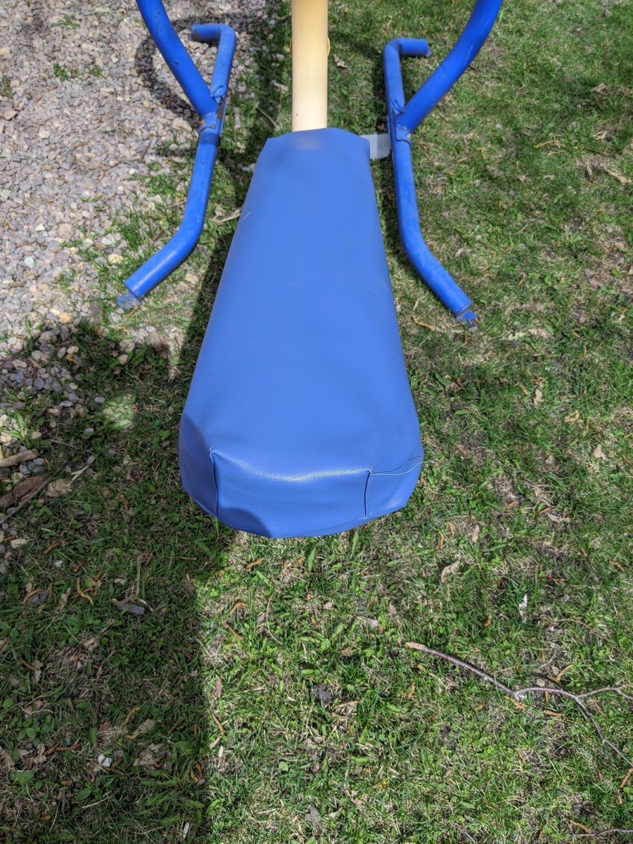 re-covering-teeter-totter-seats-with-marine-vinyl