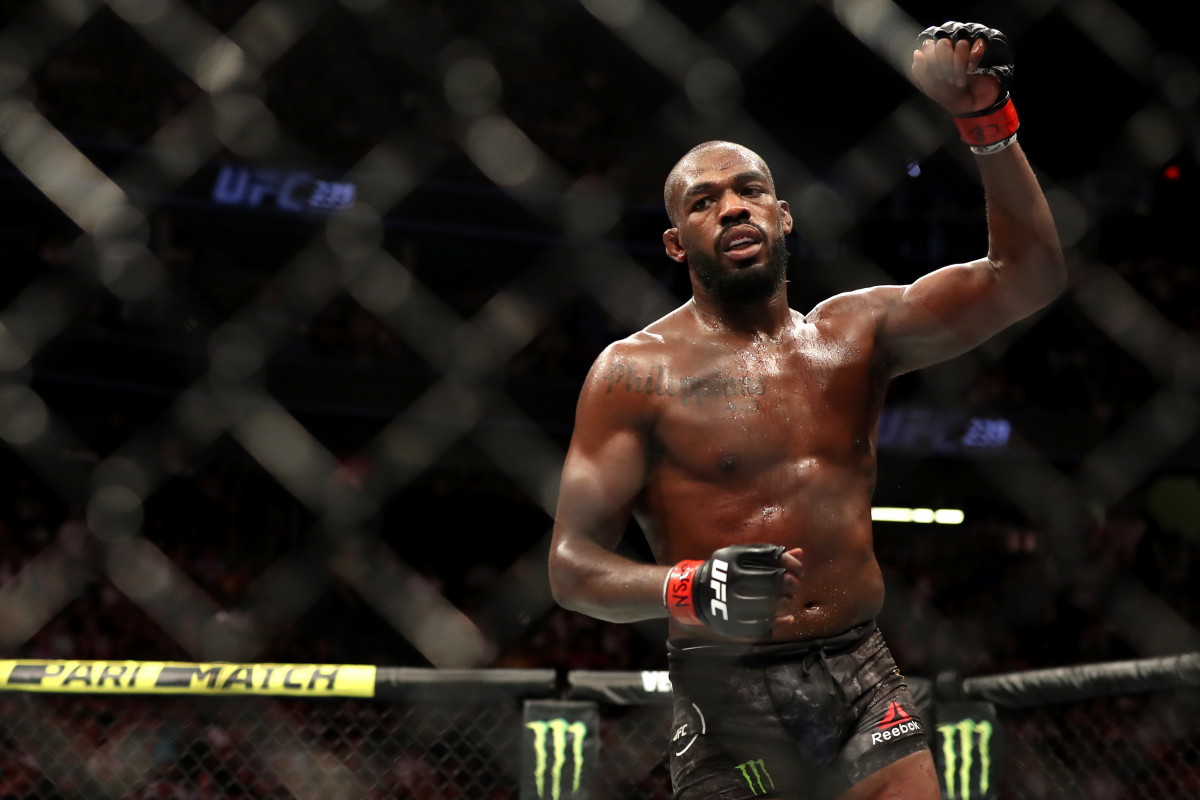 Jon Jones at UFC 235 at his bout against Anthony Smith.