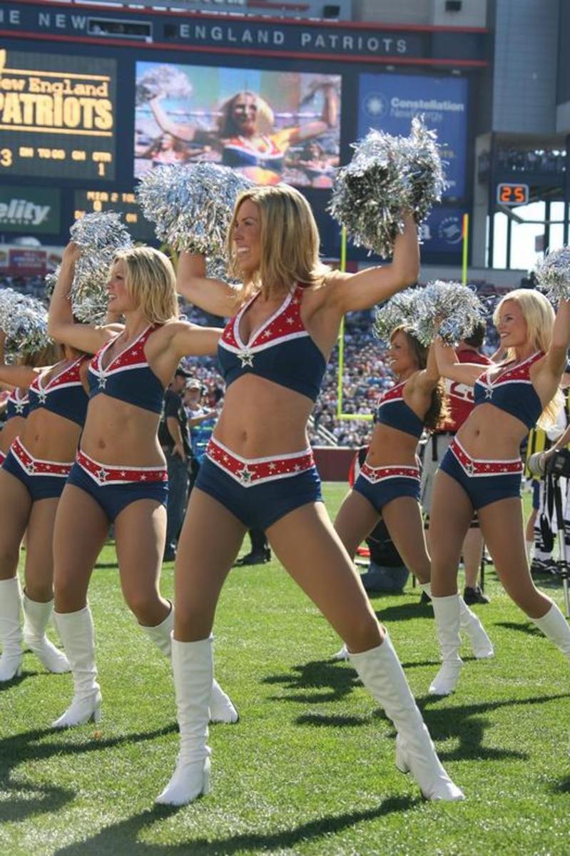 group of cheerleaders