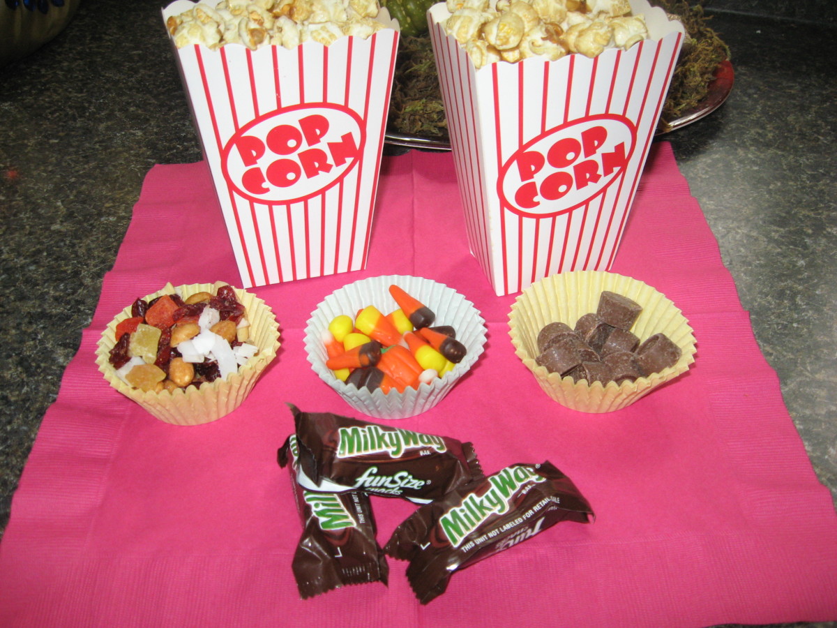 Put on a movie and turn your kitchen into a concession stand.