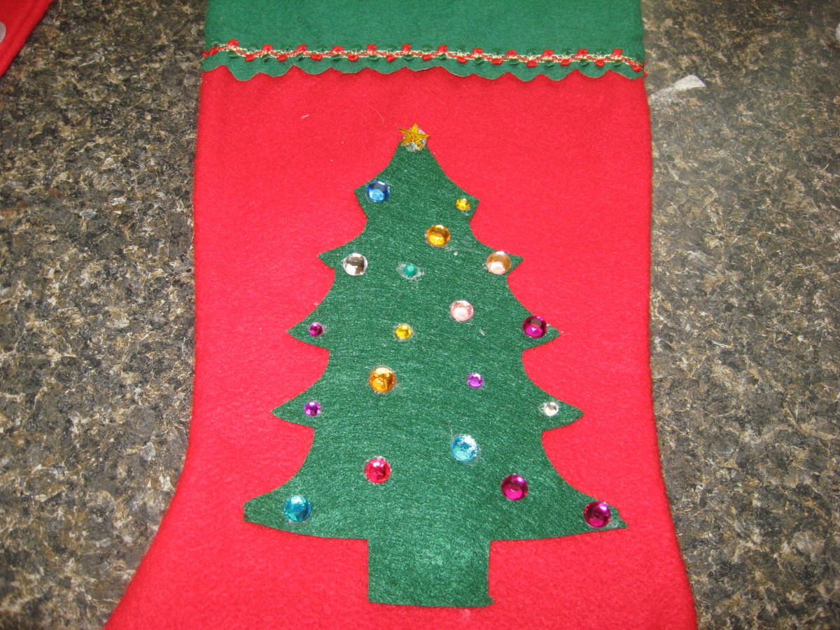 homemade felt applique