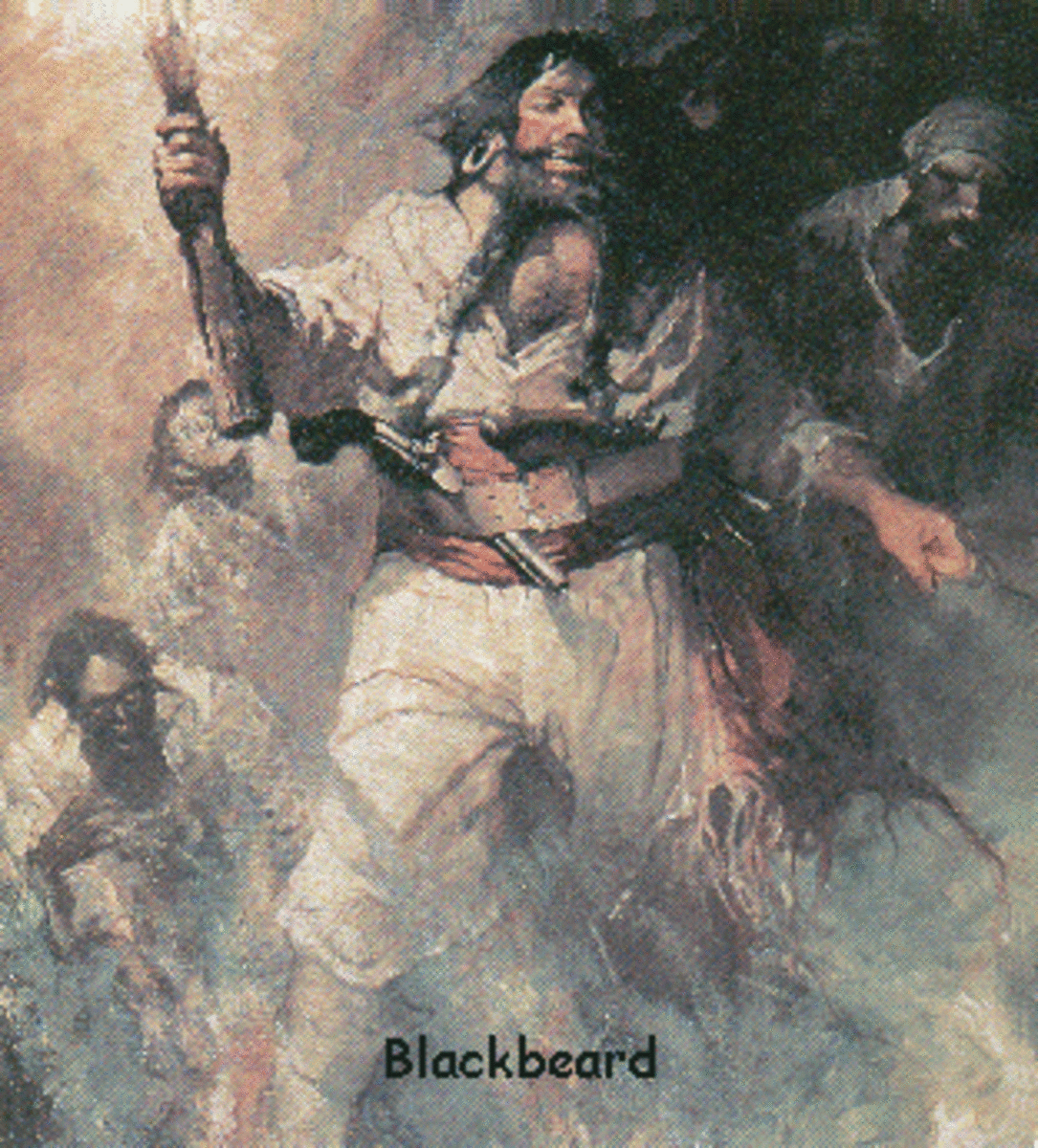 Blackbeard, Edward Teach , His Ghost Is Said To Still Haunt The Outer Banks Of N.C.