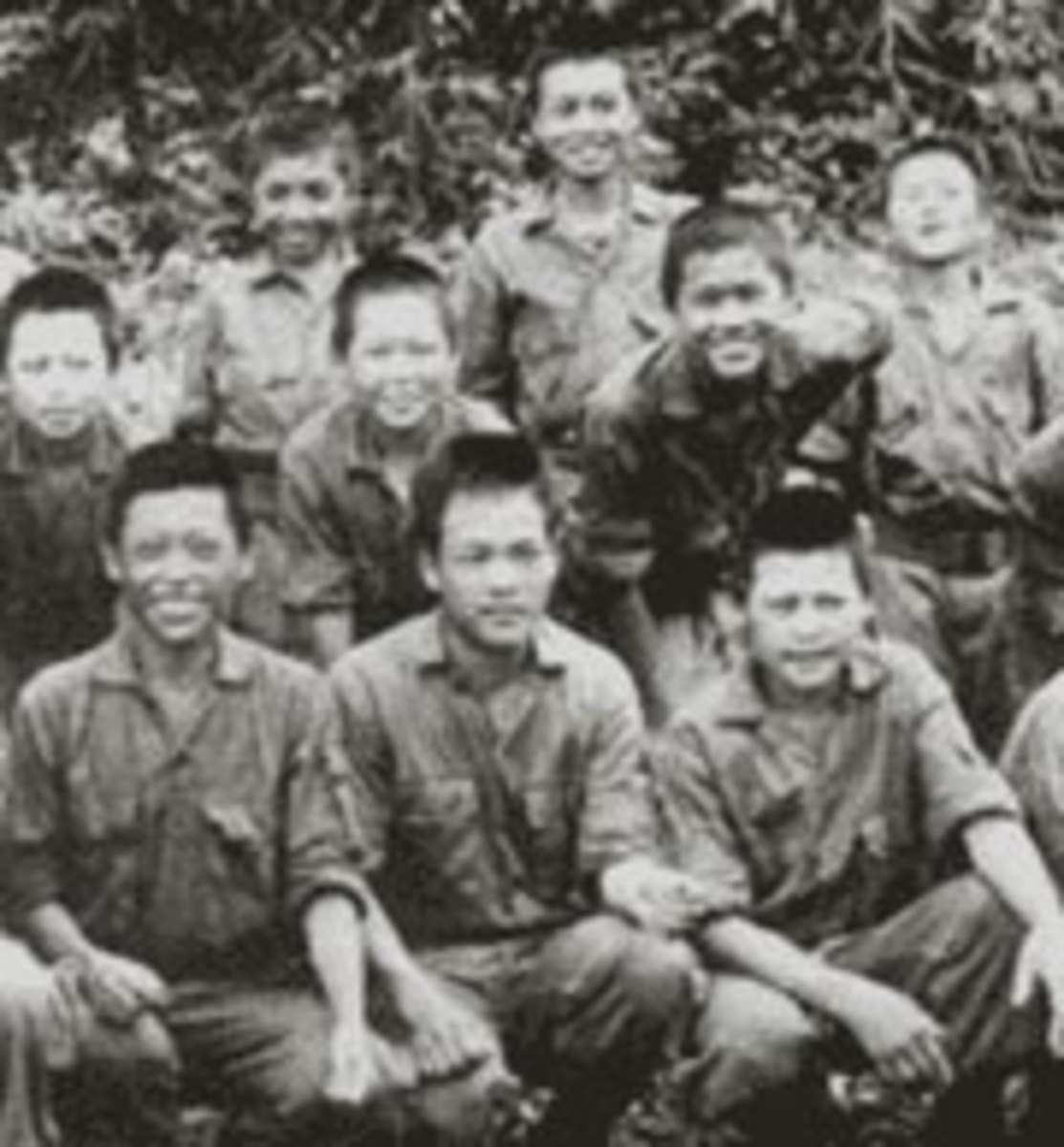 Hmong soldiers who were trained to fight Communism. Courtesy library.thinkquest.org
