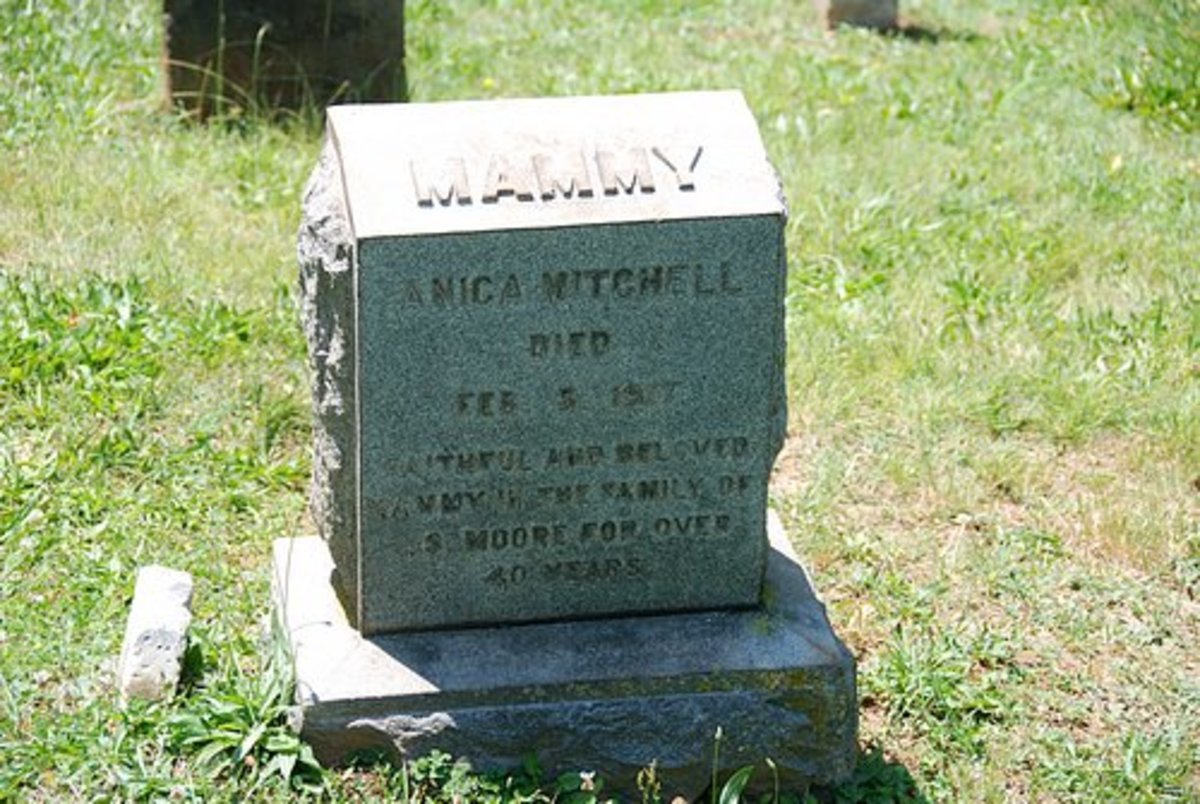 Anica Mitchell, Died Feb.5, 1917 A MAMMY for the Moore family