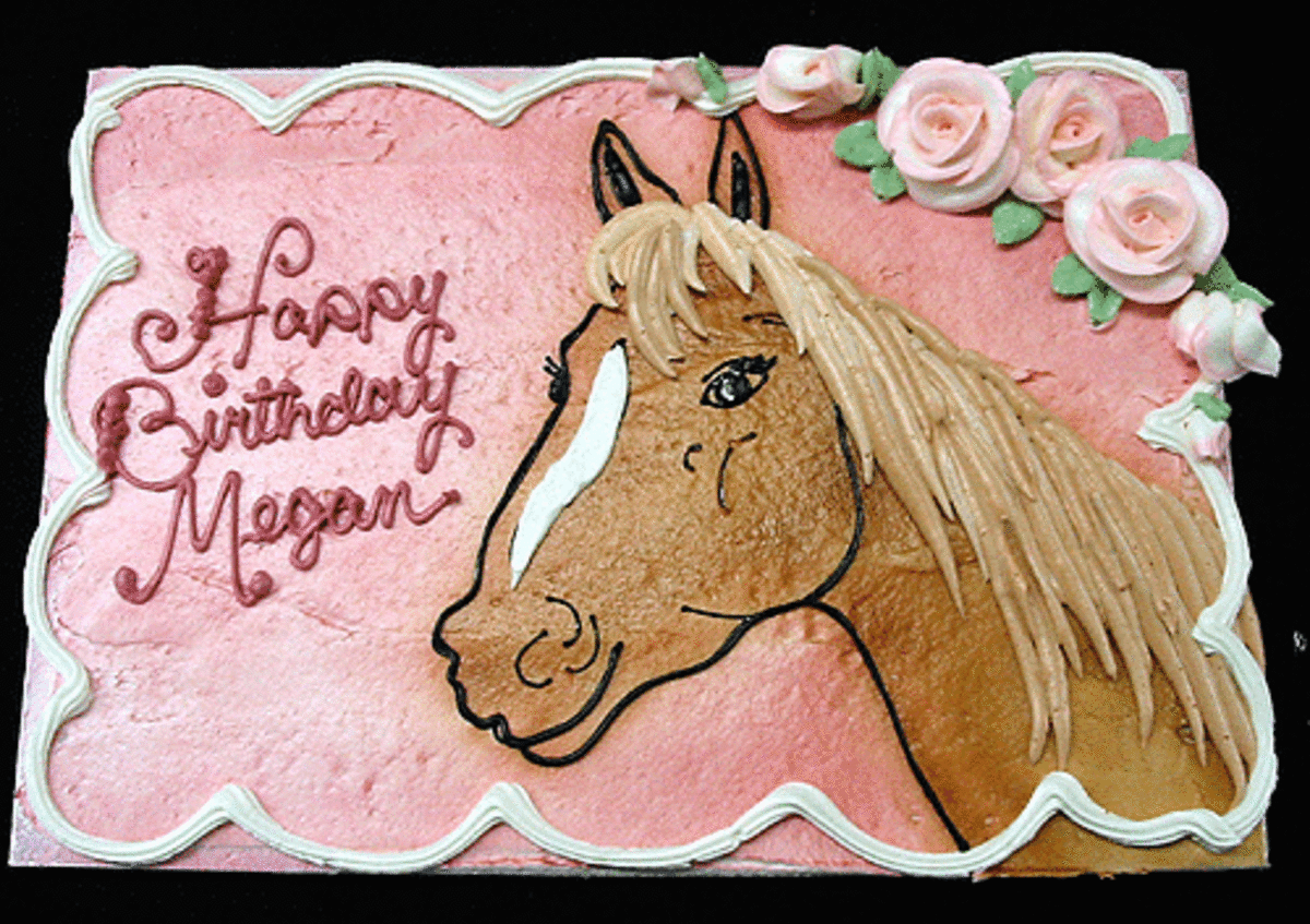 Horse Birthday Cakes, Cupcake and Cookie Ideas