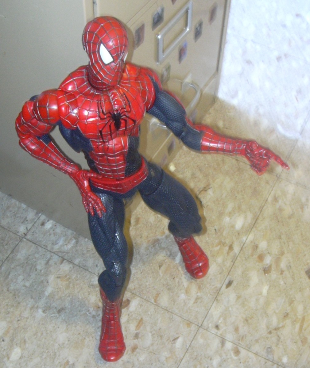 Another pointing Spider-Man...