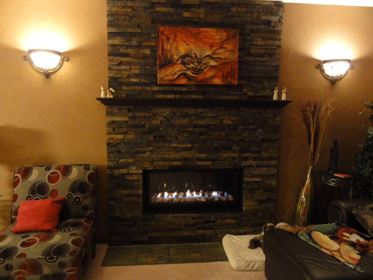How To Install A Stone Veneer Fireplace Surround