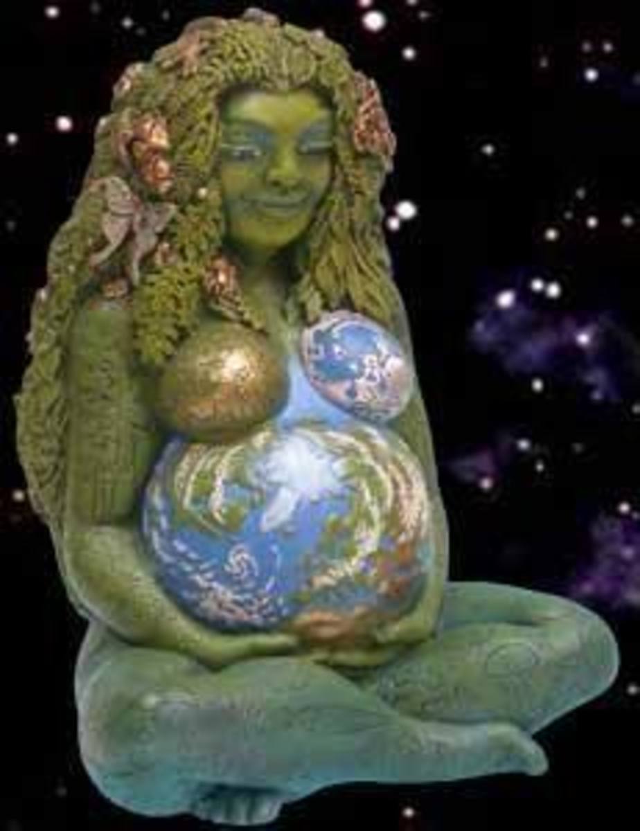 Ancient people believed the Great Mother gave birth to the World.