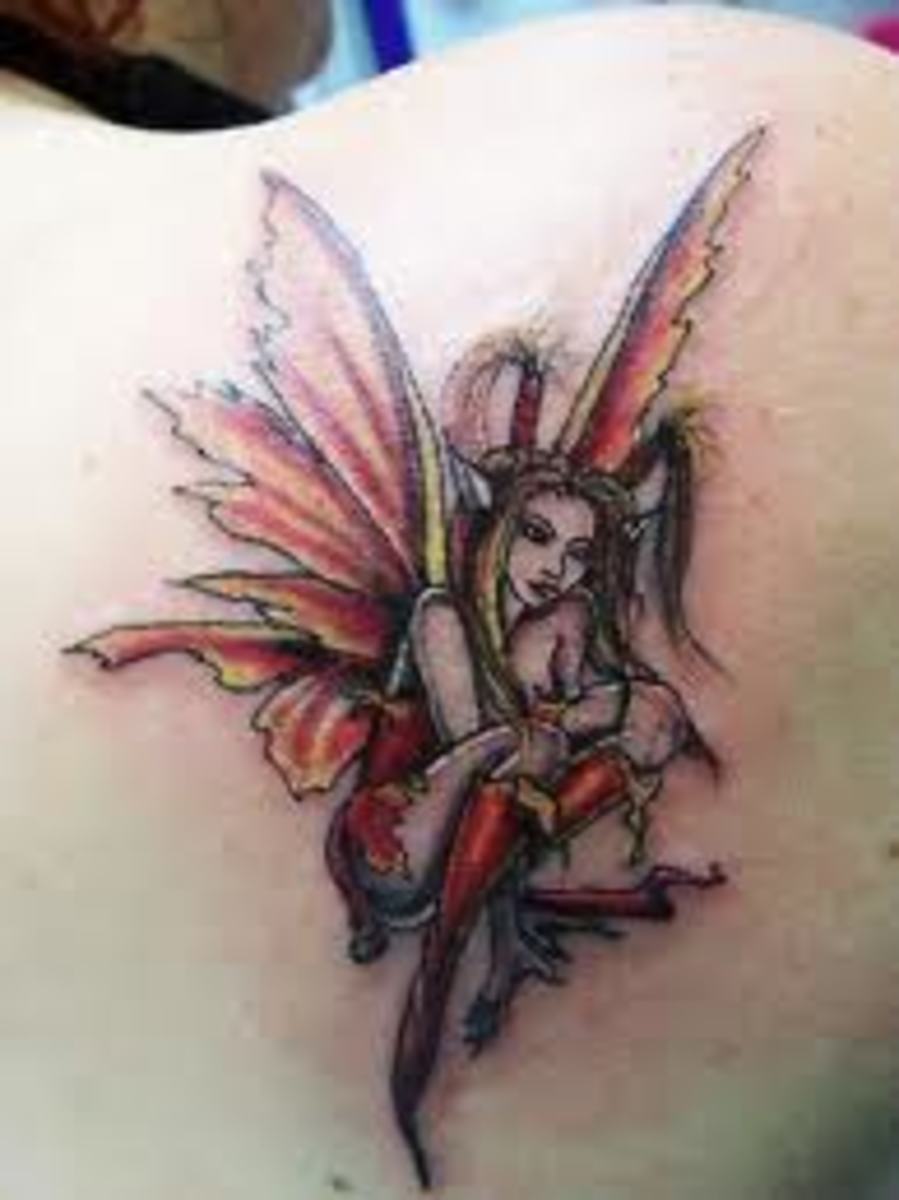 pixie fairy tattoo designs