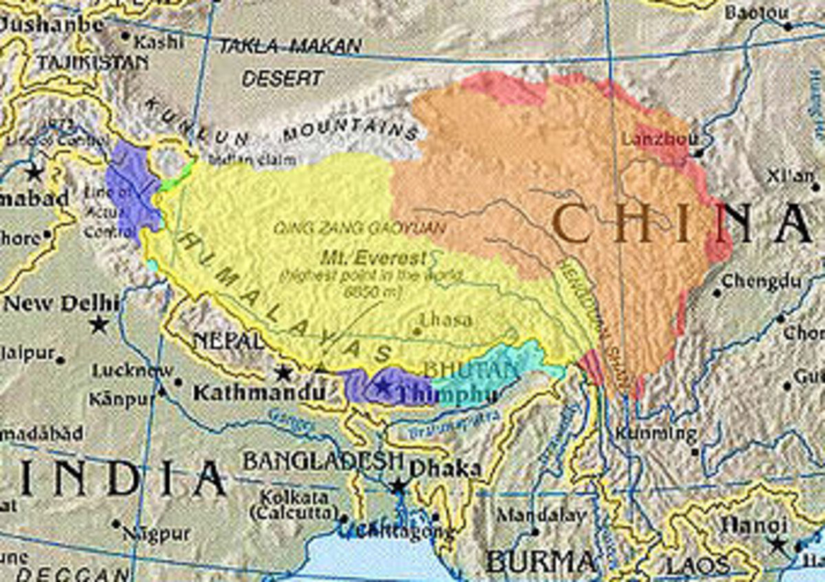 A Complex Relationship: Mapping China And Tibet - Maps Washington Dc Metro