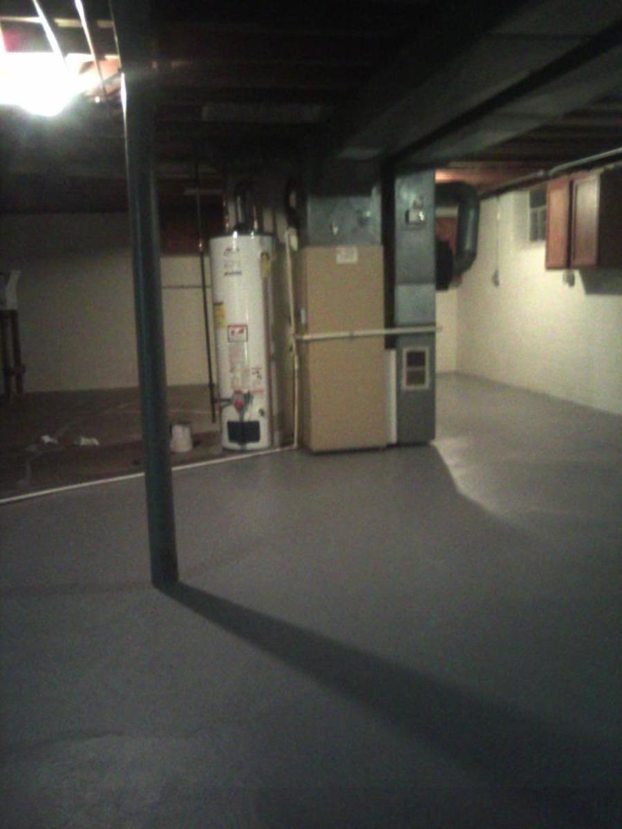 How to Paint a Concrete Basement Floor With Epoxy Paint! HubPages
