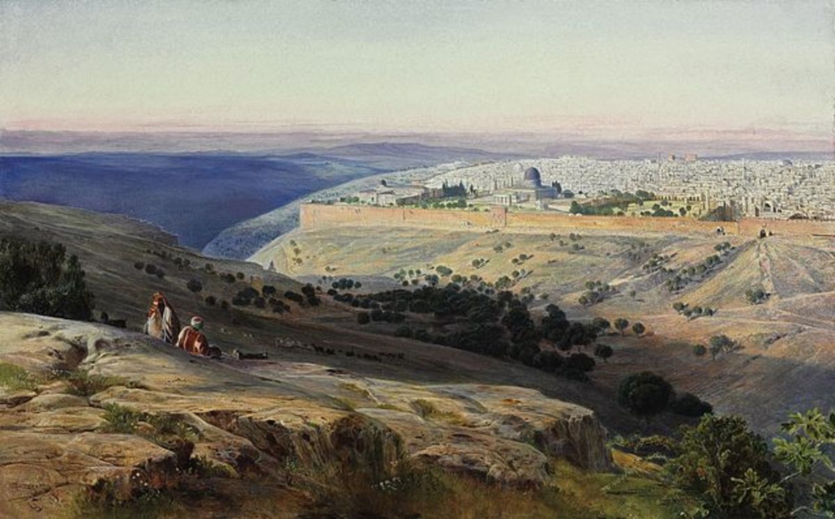 Jerusalem from the Mount of Olives at Sunrise