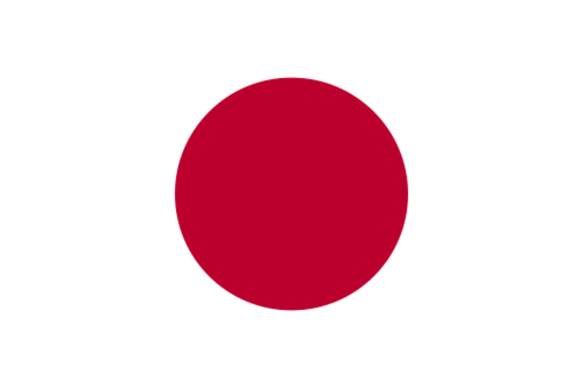 The Japanese flag