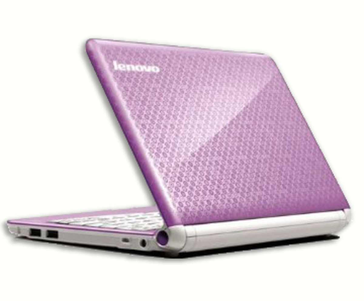 One popular cheap pink laptop model by Lenovo