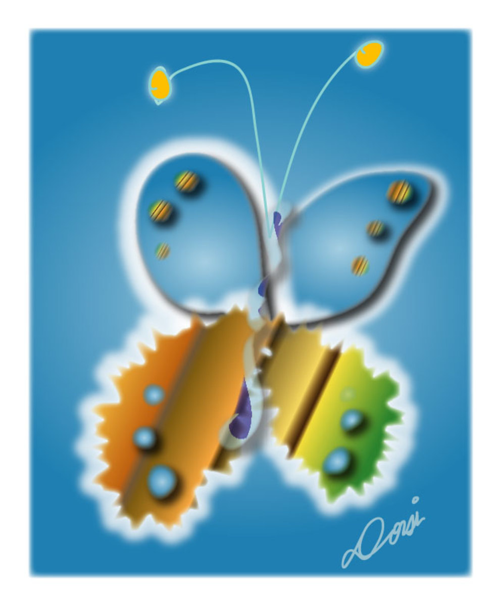 I ended up doing a whole series of butterflies in Adobe Illustrator CS2- a project I enjoyed immensely