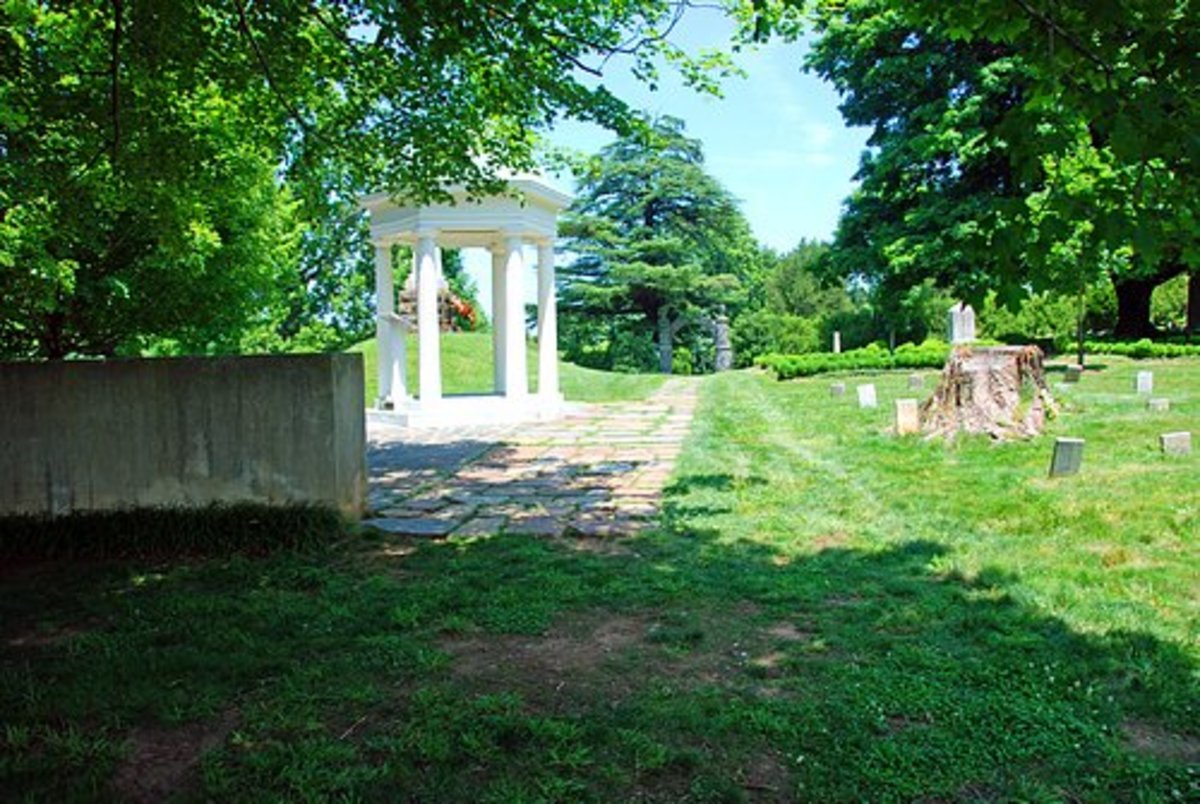 View of Confederate Graves