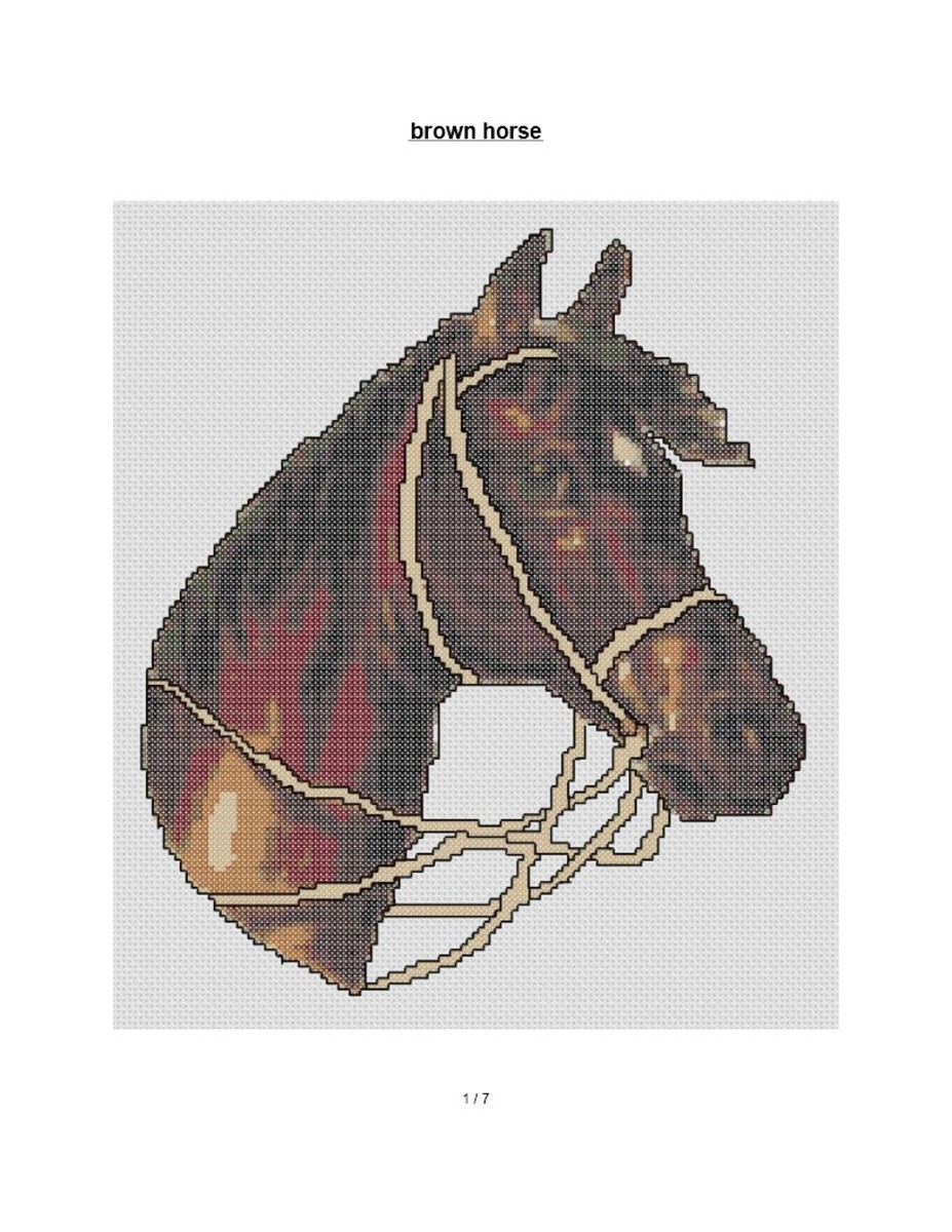 free-cross-stitch-pattern-brown-horse
