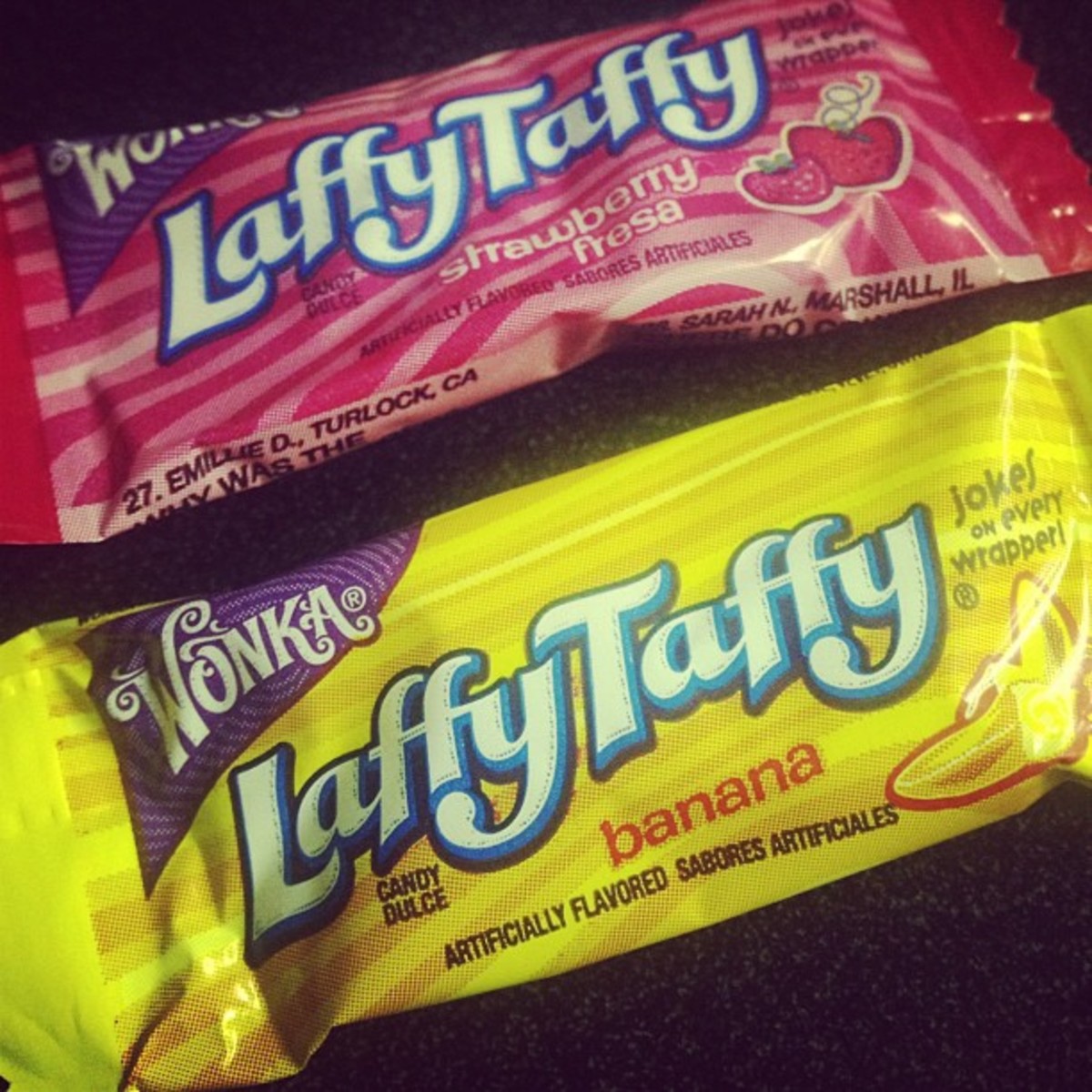 Laffy Taffy is a type of taffy candy that has a bunch of flavor.
