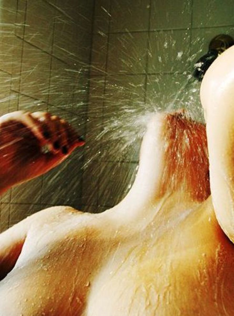 Regular showering helps kill those nasty germs!