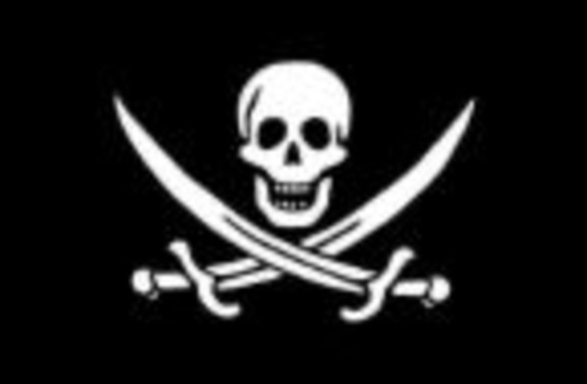 The Jolly Roger was first used by the pirate Calico Jack