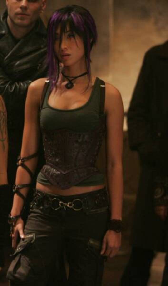 Meiling Melançon as Psylocke in X-Men: The Last Stand