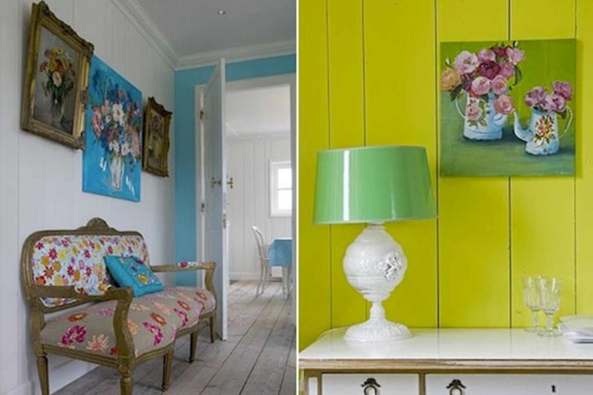 Bright Color For Shabby Chic