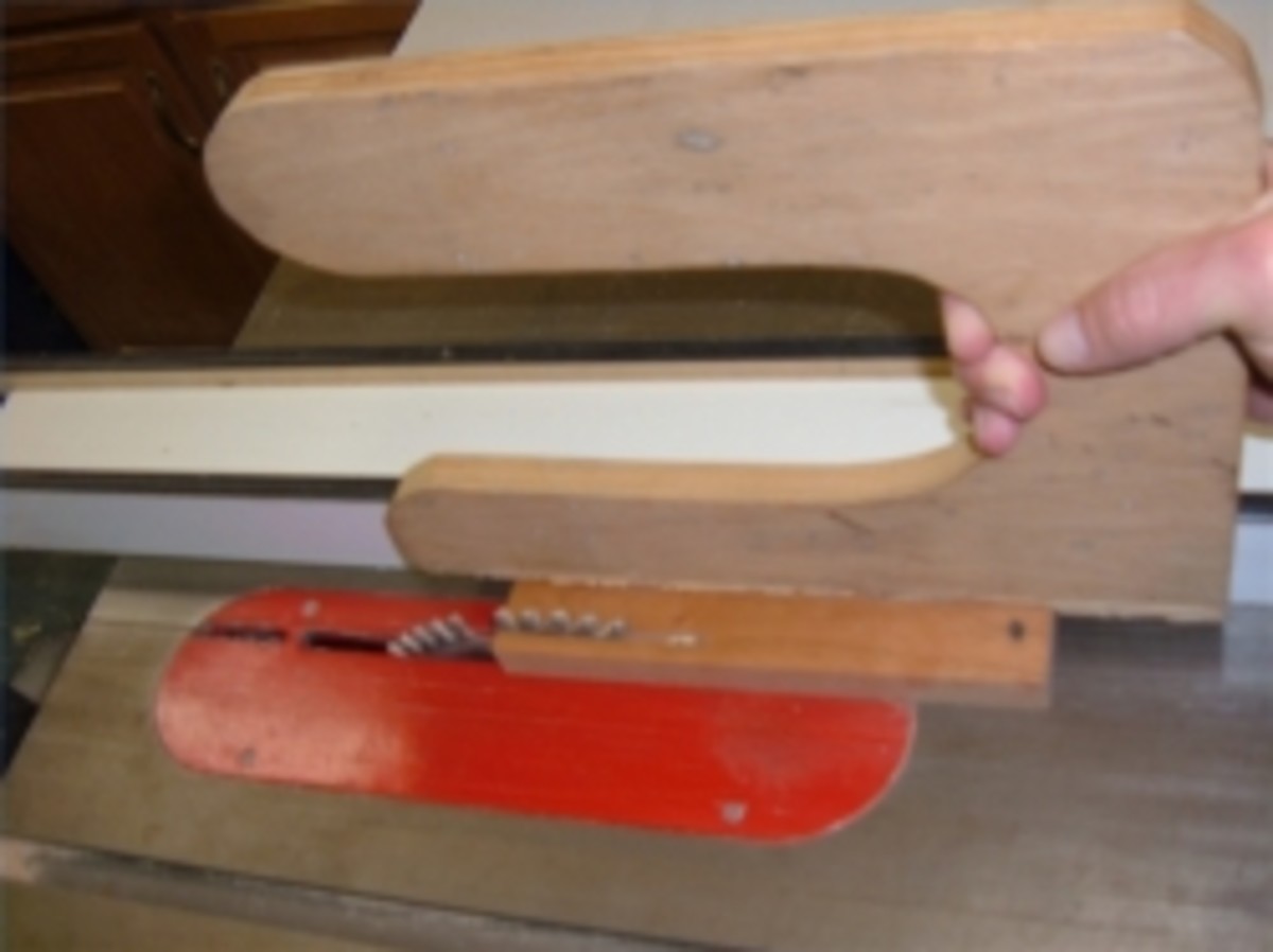 Table Saw Push Stick Plans: How To Make A Push Stick