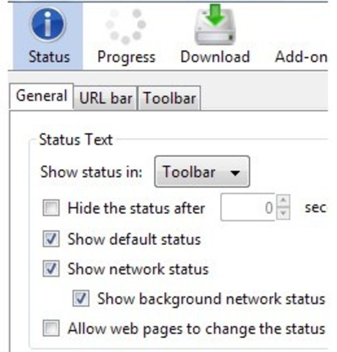 Status 4 Evar has a lot of features besides simply returning the status bar.