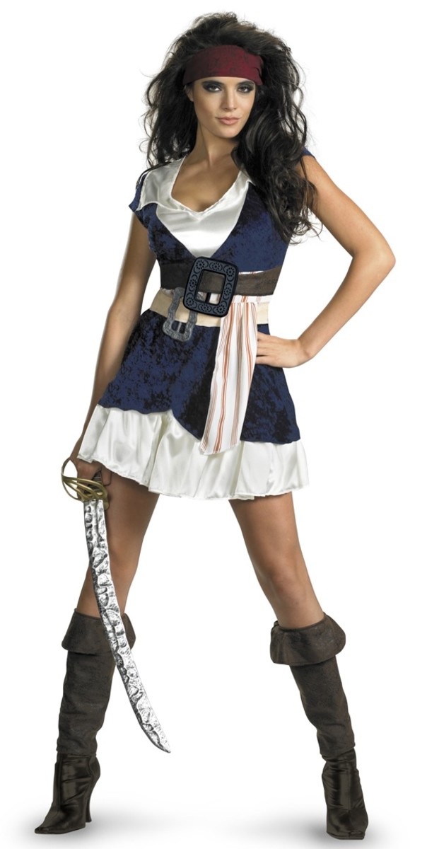 Pirates Of The Caribbean - Jack Sparrow Sassy Adult Costume for Women
