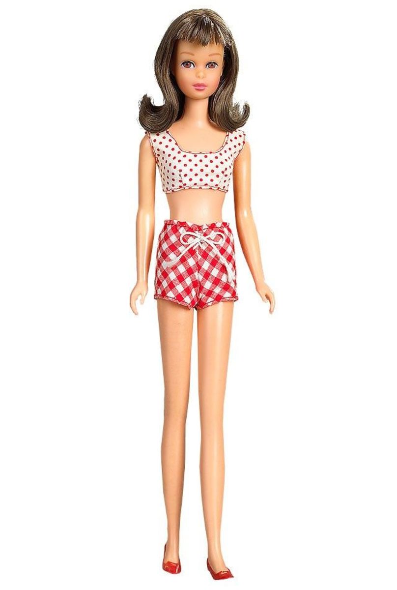 Francie Doll in her original swimsuit 
