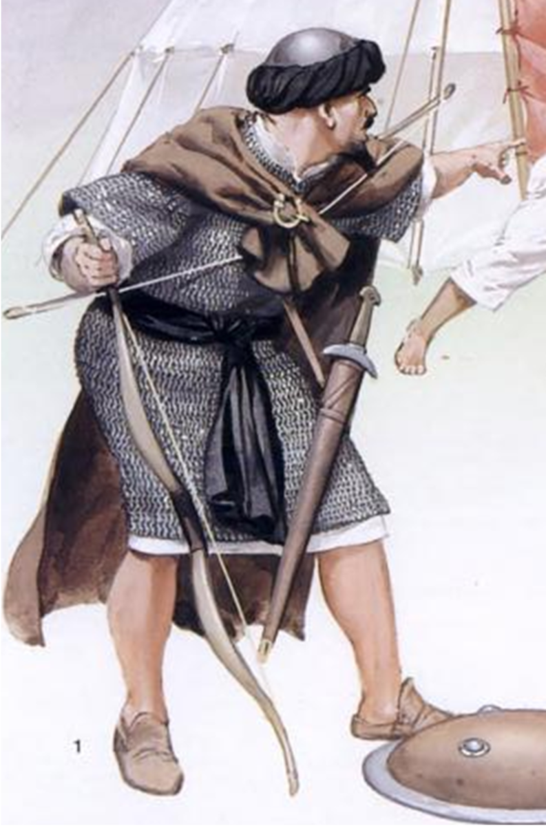 Portrayal of a Sicilian Saracen Archer