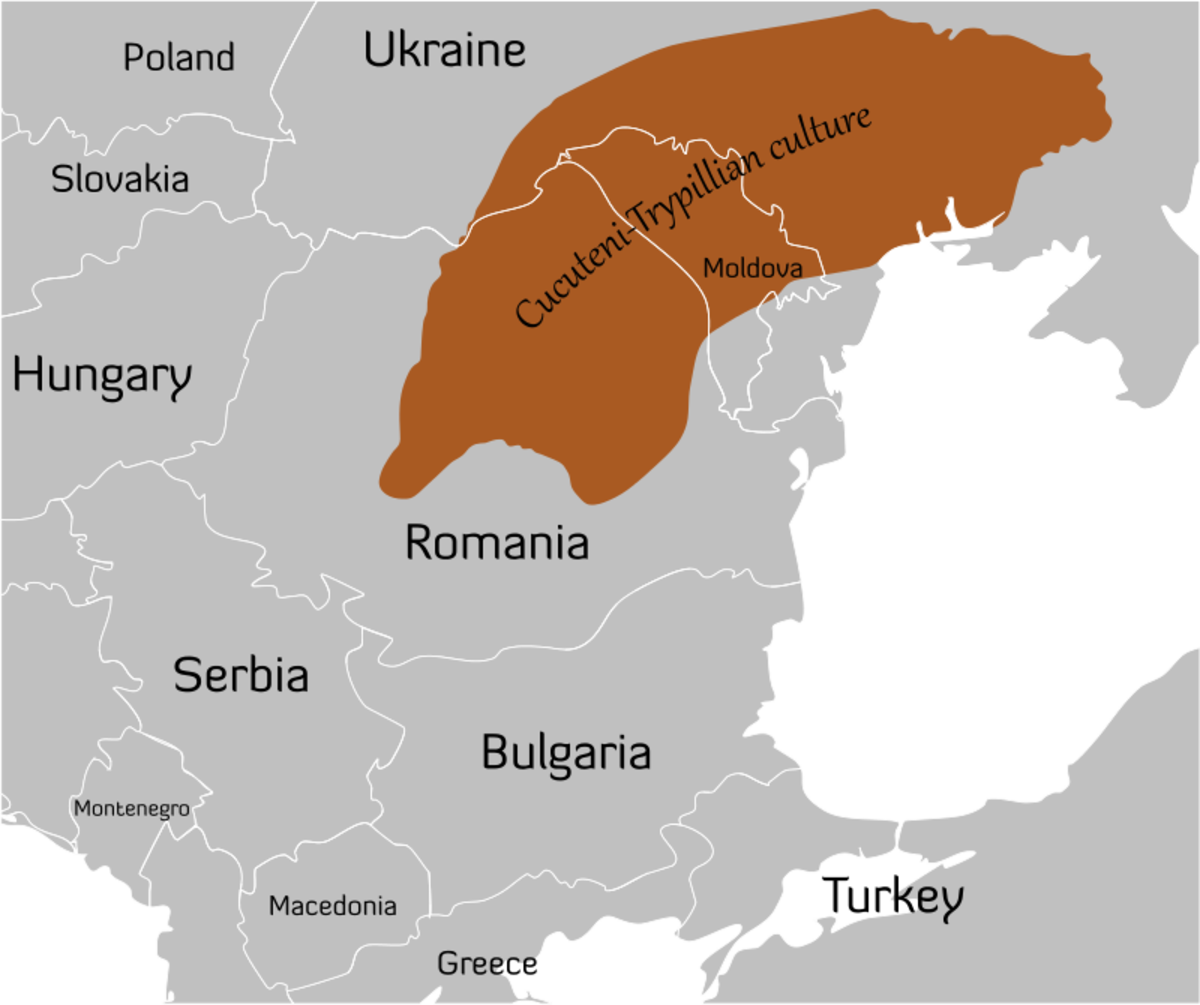 Spreading area of the oldest European civilisation