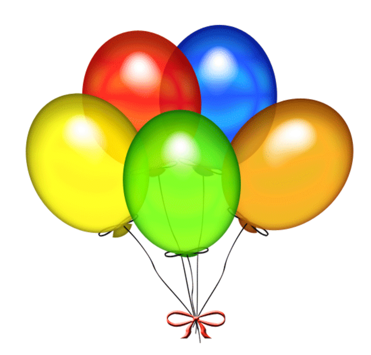Birthday Balloons Clipart 