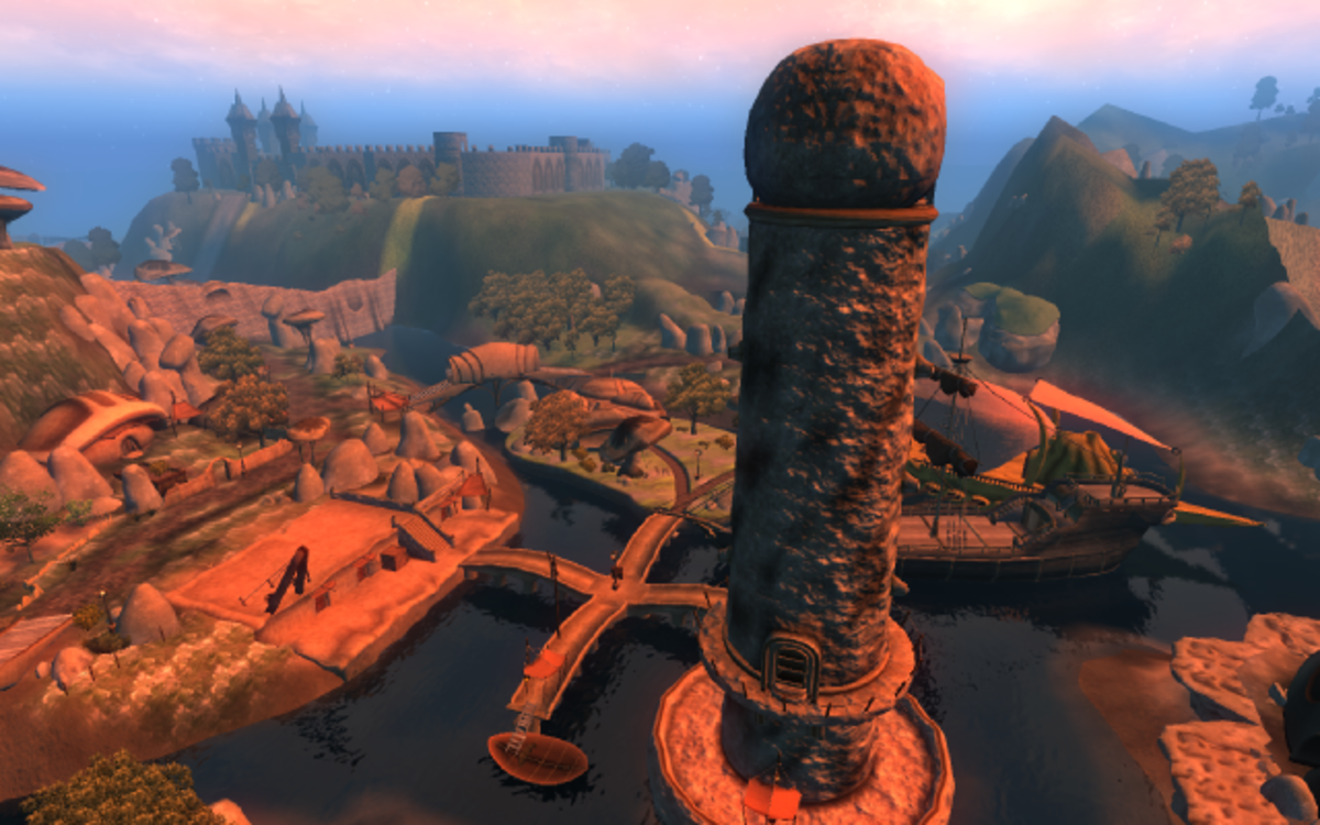 Silgrad Tower extends the world of Oblivion on a massive scale.