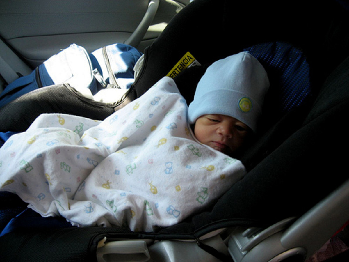 Make sure baby is properly strapped and the best time to start your journey is during baby sleeping time