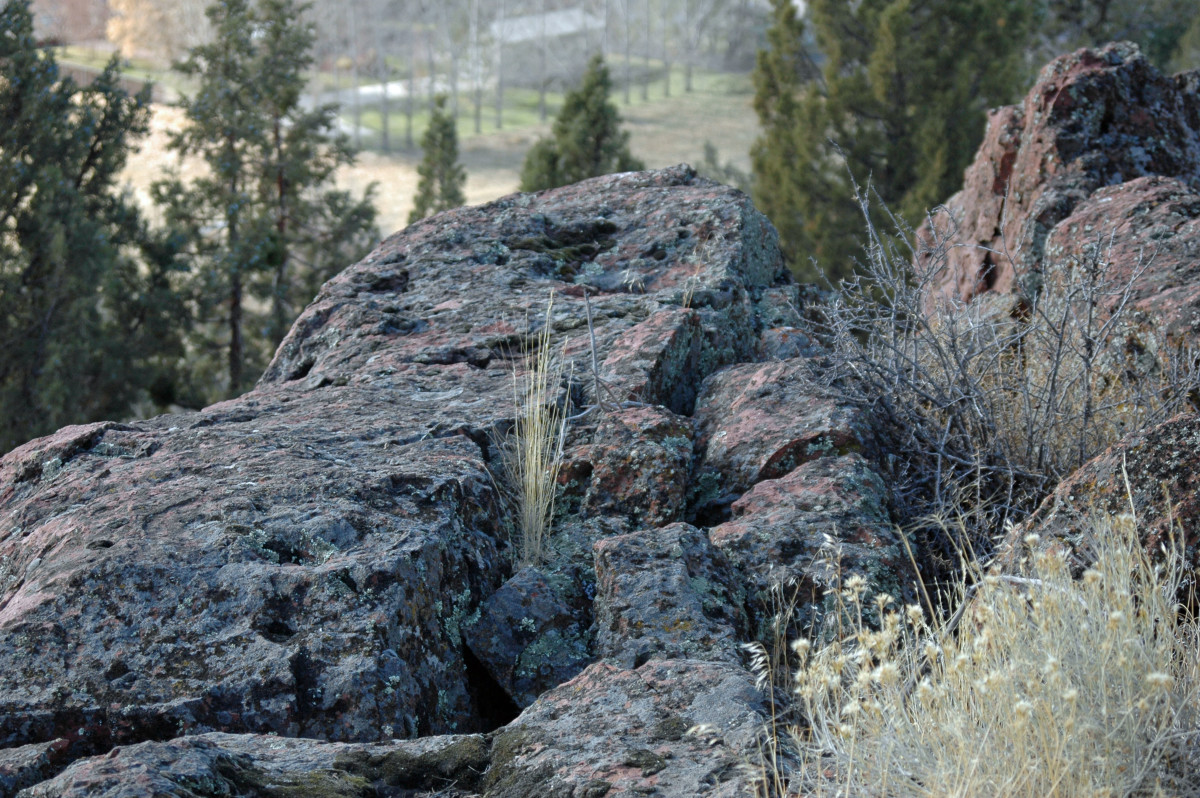 Colorful rock formations of Central Oregon