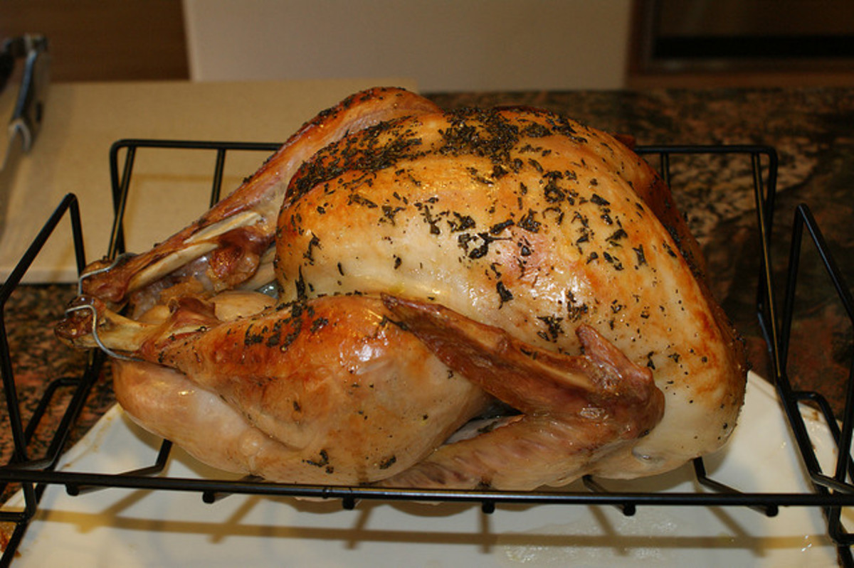 Thanksgiving Roasted Turkey with Herbs