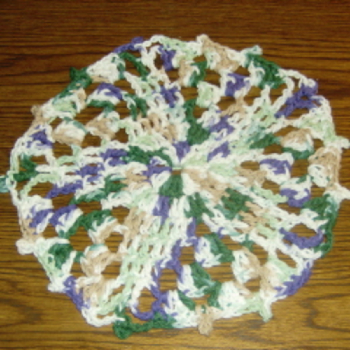 Crochet Star Dishcloth