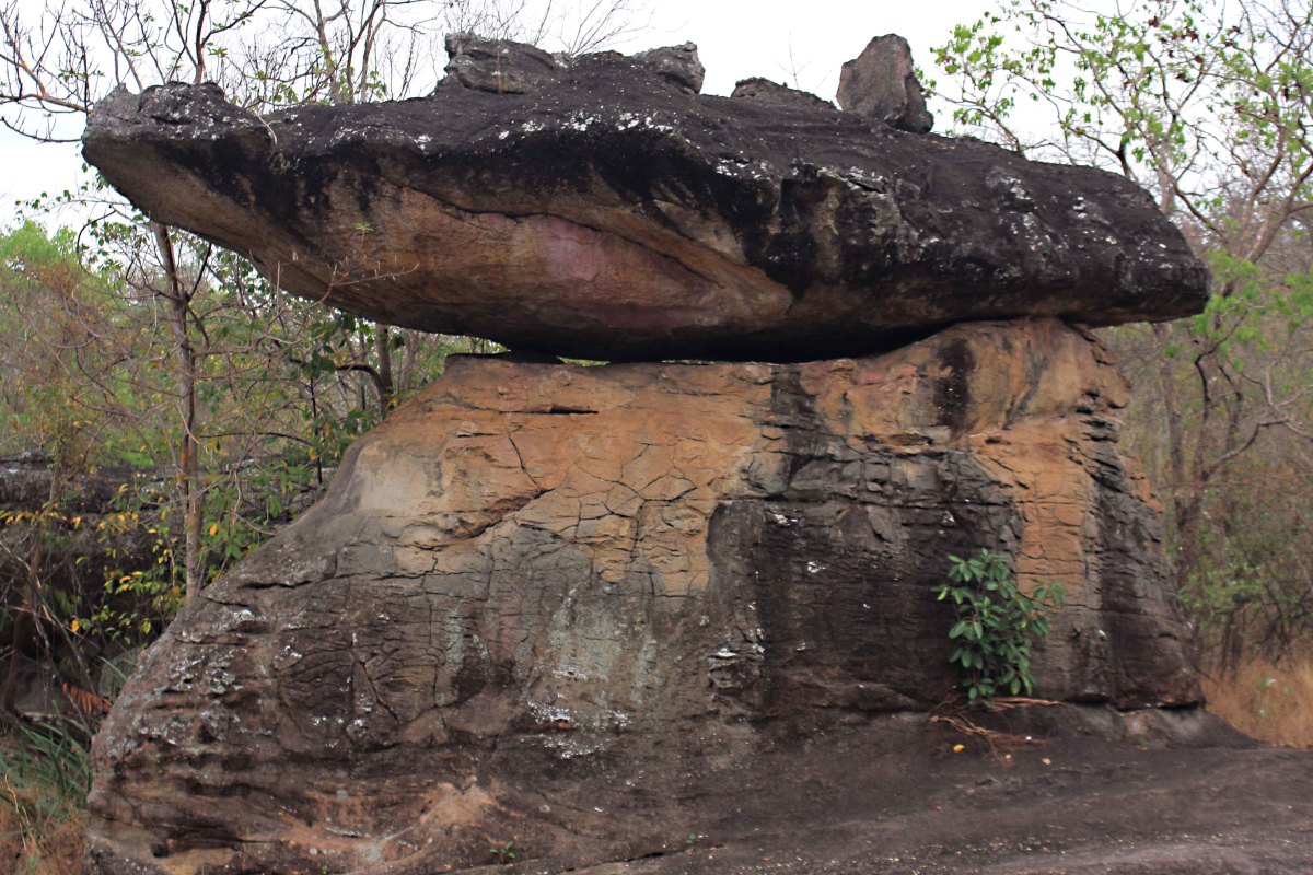 Phoeng Hin Nokkata, also known as 'the Partridge-Shaped Rock Shelter', is believed to have been used in religious rituals between the 9th and 18th centuries AD