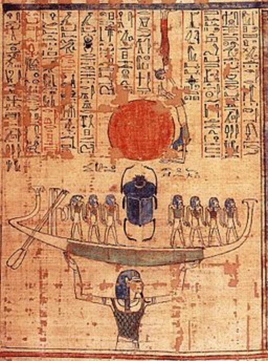 The Journey through the Underworld- Story from Ancient Egypt.