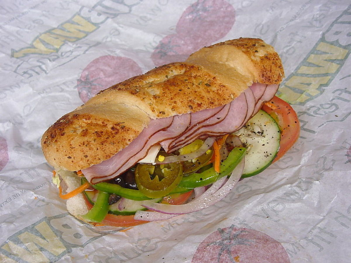 Subway may not be as healthy as you think. A $5 Footlong can be as much as 48 Points!! (That's not a typo)