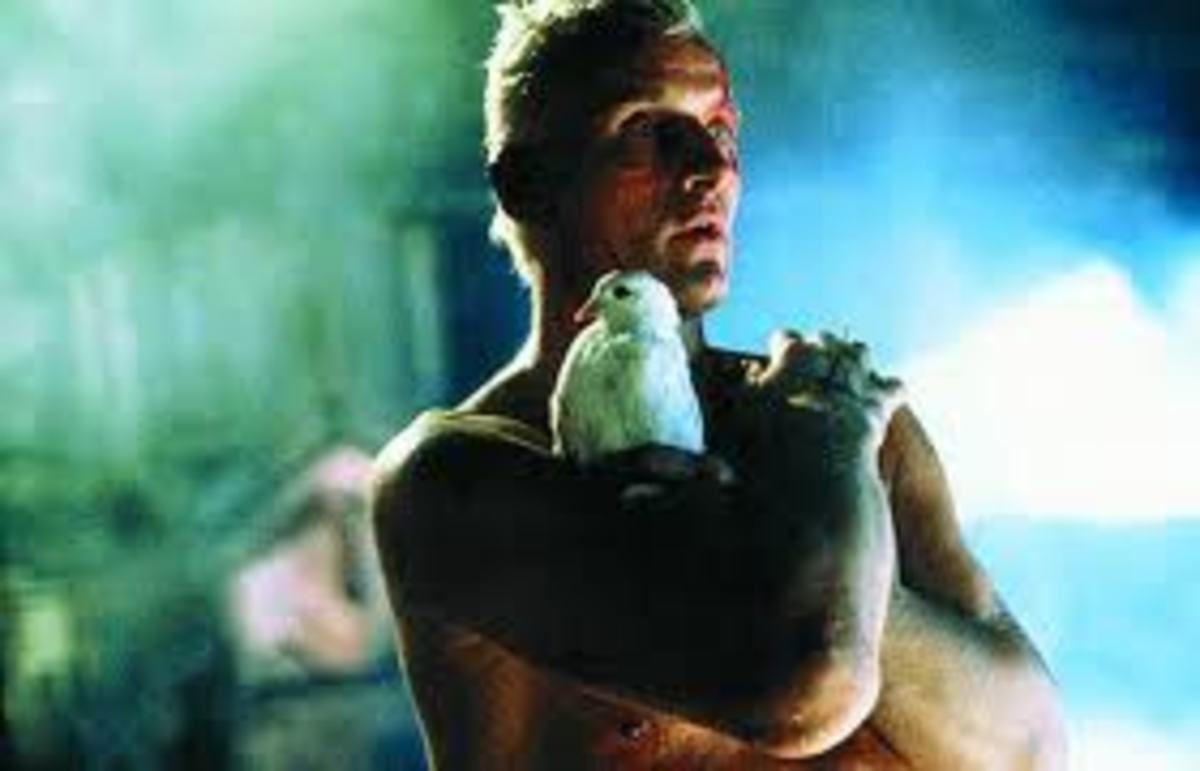 Rutger Hauer as Roy Baty in "Blade Runner."